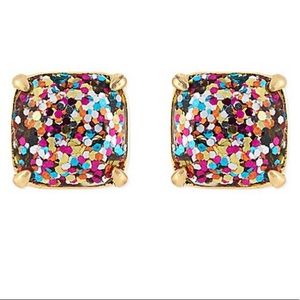 Kate Spade Multicolor Glitter Stud Earrings! 💕
